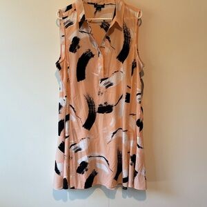 Abstract Sleeveless Dress NWT SZ 14